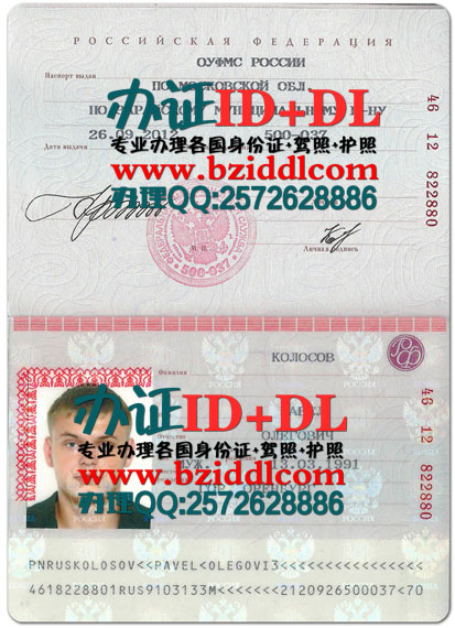 办俄罗斯国内护照,Russian domestic passport,Российский внутренний паспорт