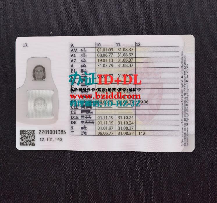 办挪威驾驶执照2023年样本,Norwegian driving license 2023 year sample